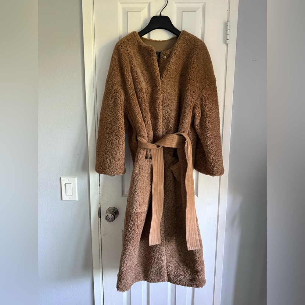 Jenni Kayne Yves Shearling Coat - Picture 2 of 6